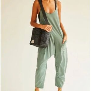 Free People Hot Shot Onesie in Lush Pine XS